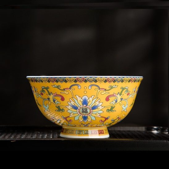 A Petite Soup Dish Suitable for Microwave Use, Crafted from Bone China, Elevated Design, Ideal for Serving Rice, Styled for Chinese Lamian Noodles, a Regal Bowl, And Jingdezhen Ceramics